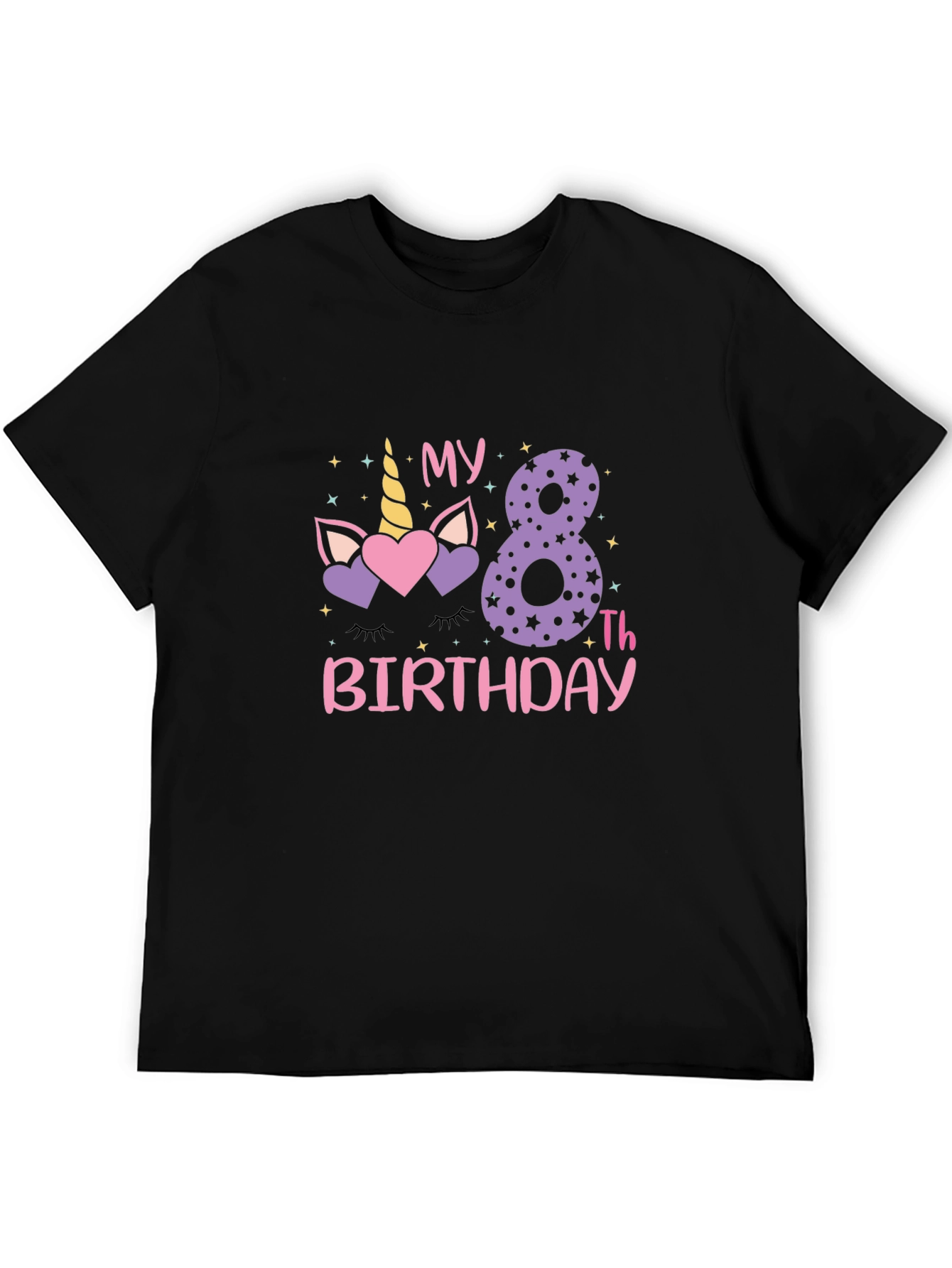 8th Birthday Unicorn T-Shirt