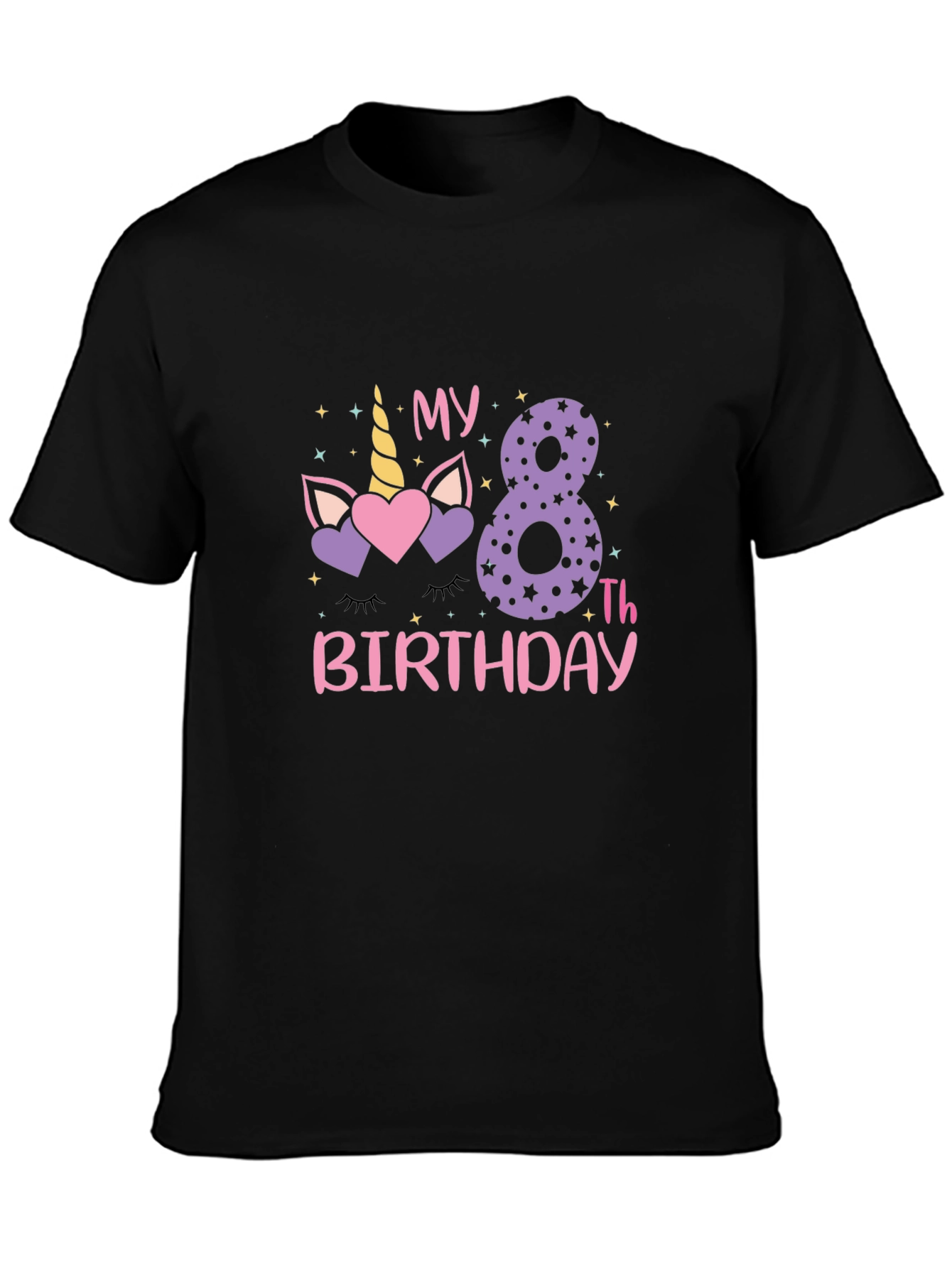 8th Birthday Unicorn T-Shirt