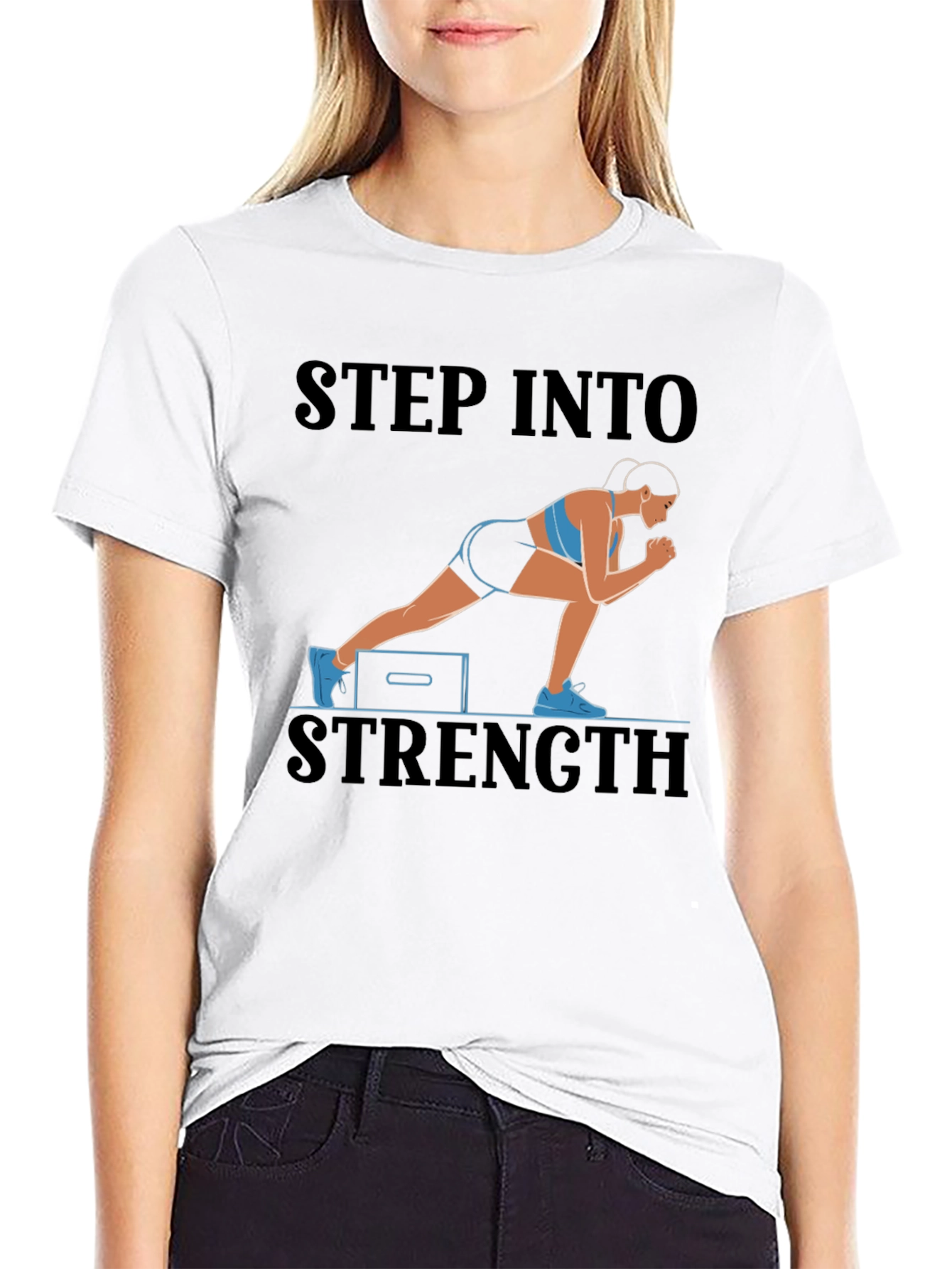 Step Into Strength Graphic T-Shirt