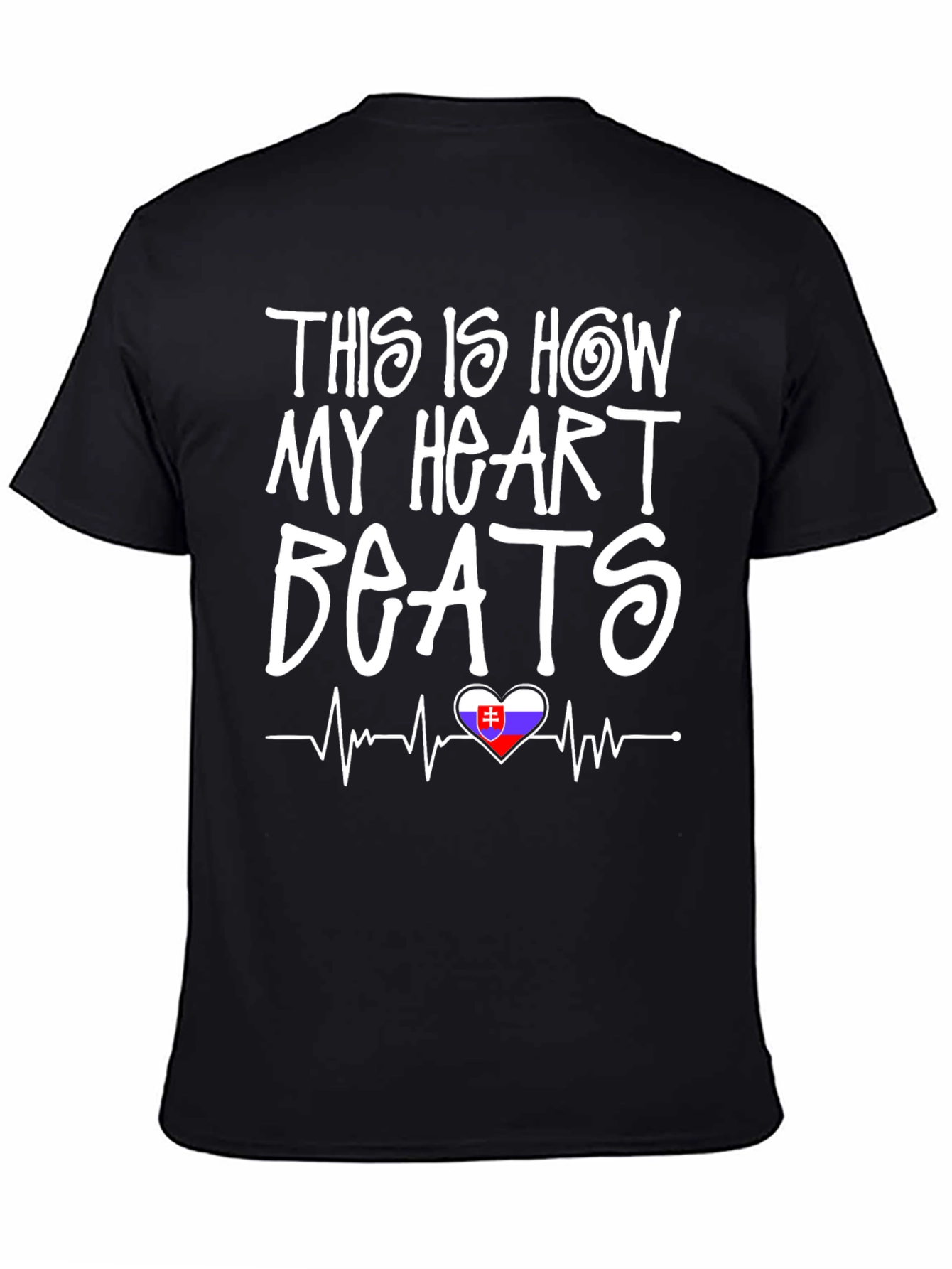 Slovakia Heartbeat T-Shirt - Show Your Love!