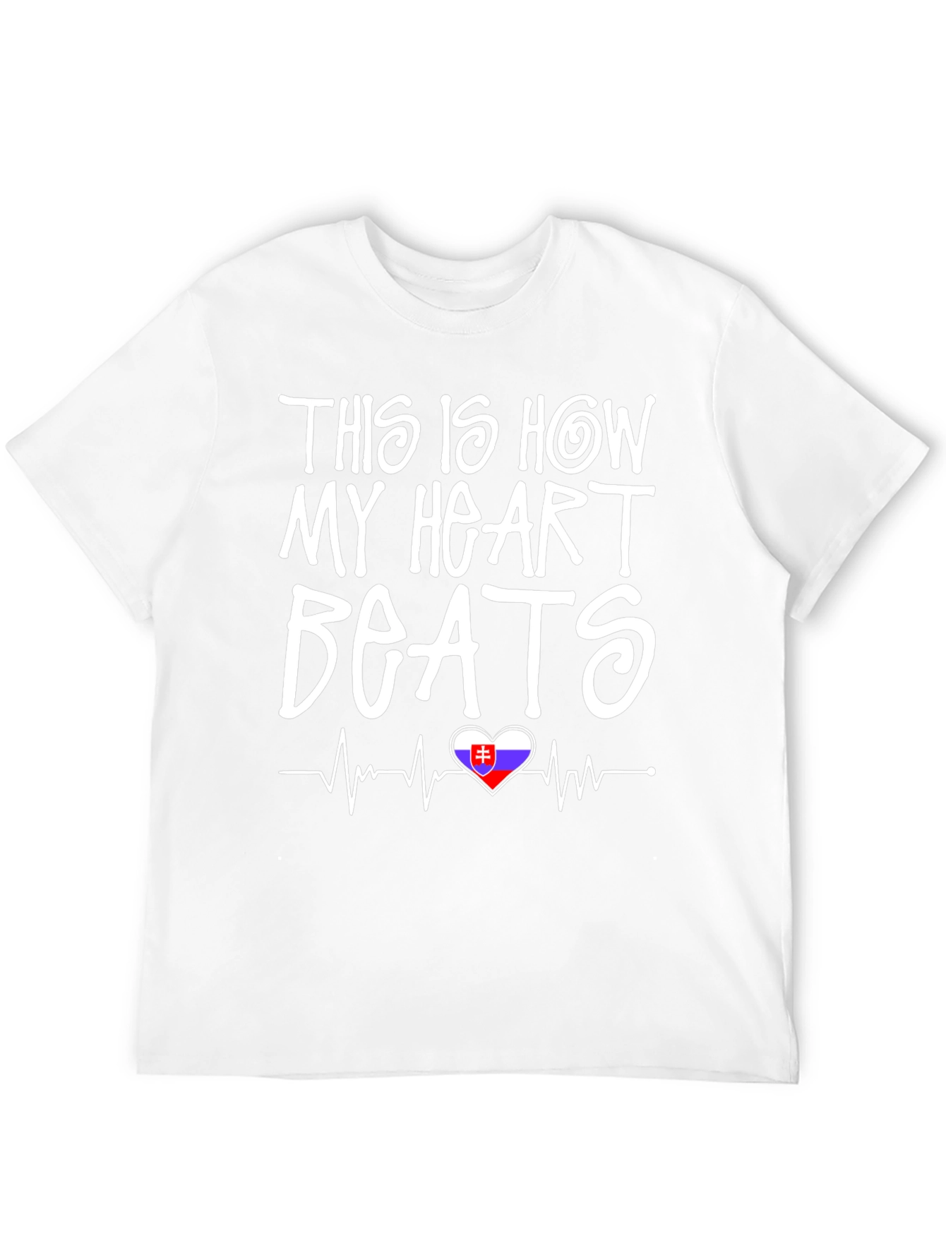 Slovakia Heartbeat T-Shirt - Show Your Love!