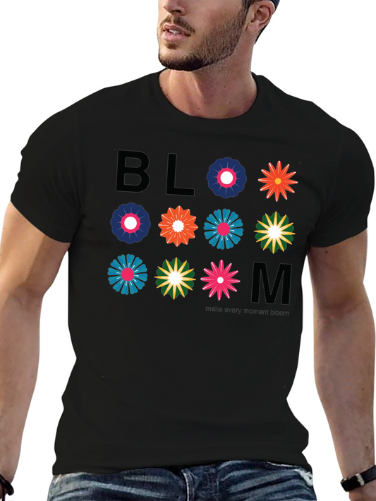 Bloom Flower Graphic Tee - Stylish Cotton T-Shirt