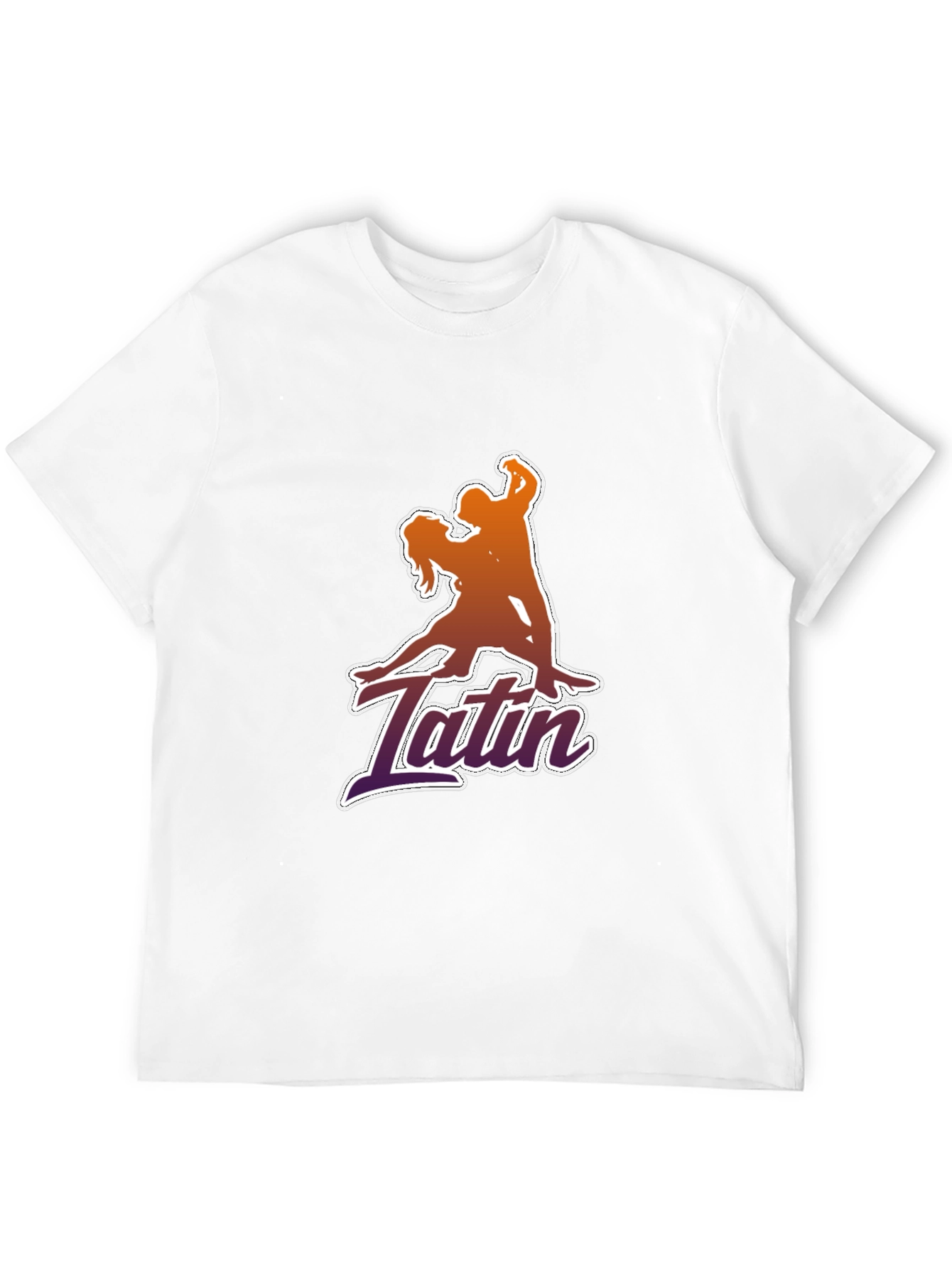 Latin Dance Graphic Tee - Stylish Black T-Shirt