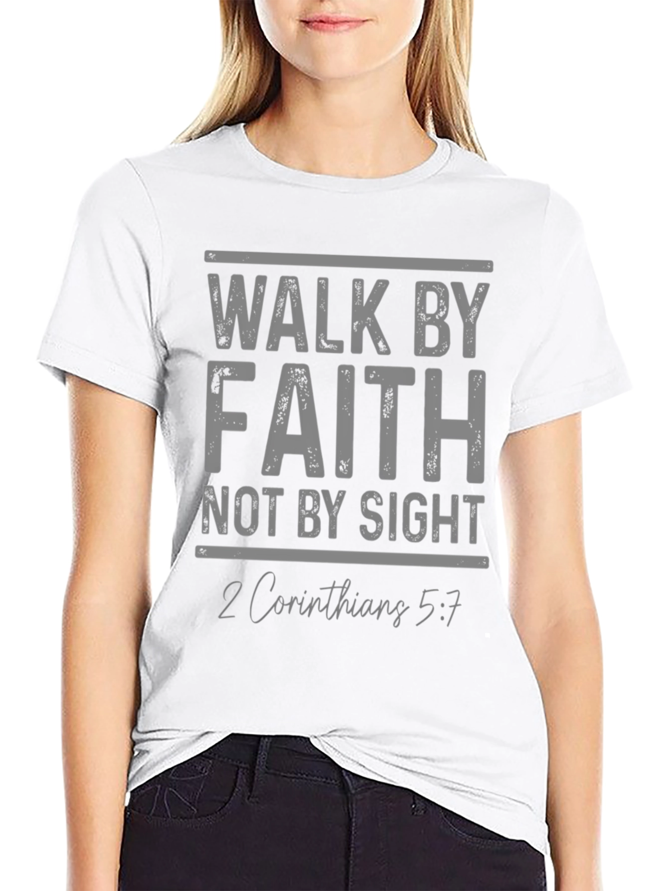 Walk By Faith Graphic T-Shirt