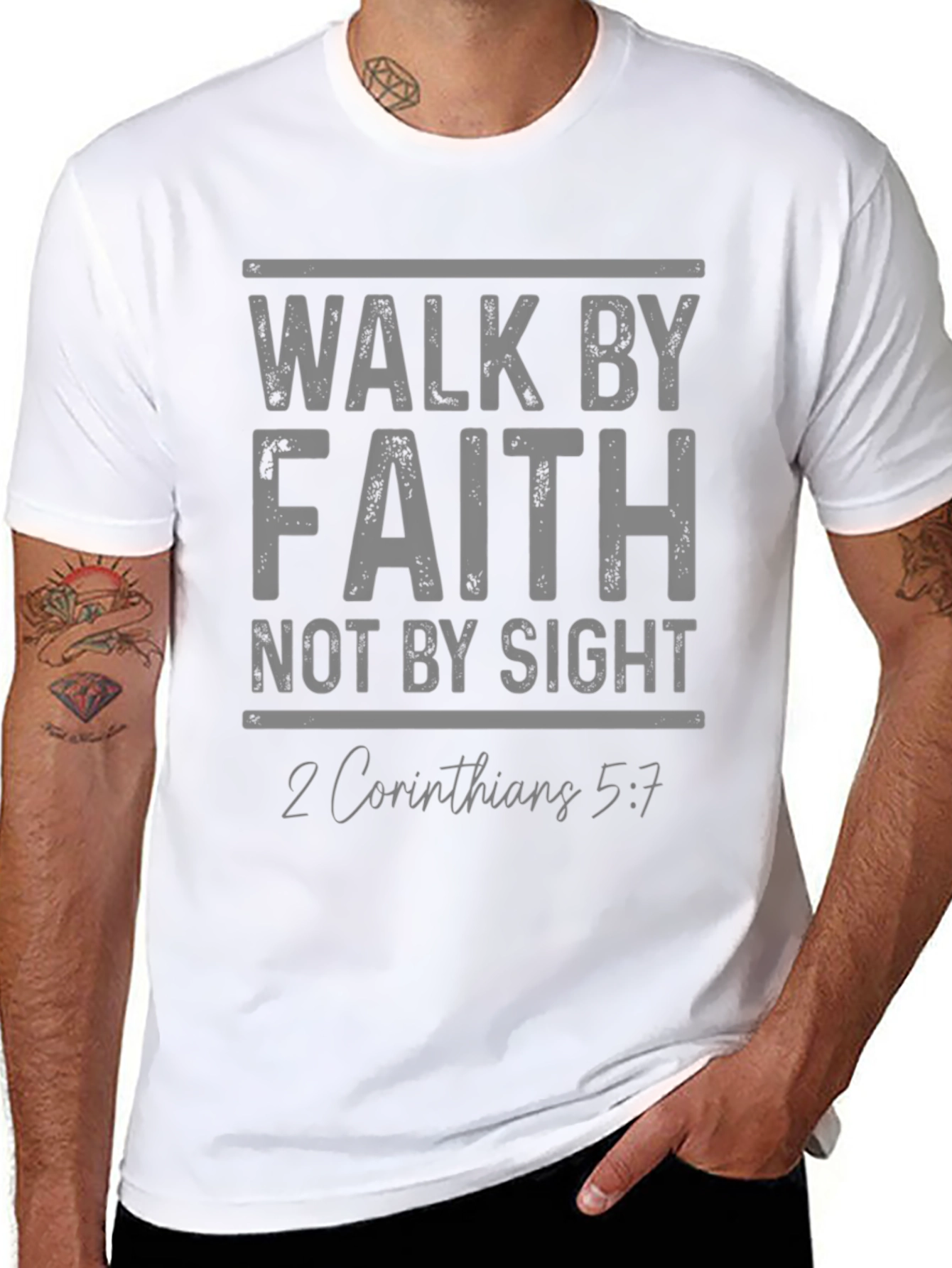Walk By Faith Graphic T-Shirt