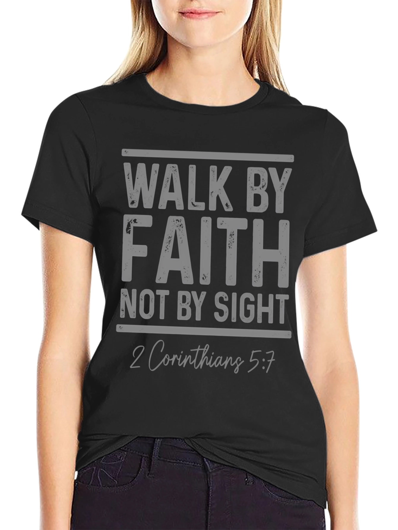 Walk By Faith Graphic T-Shirt