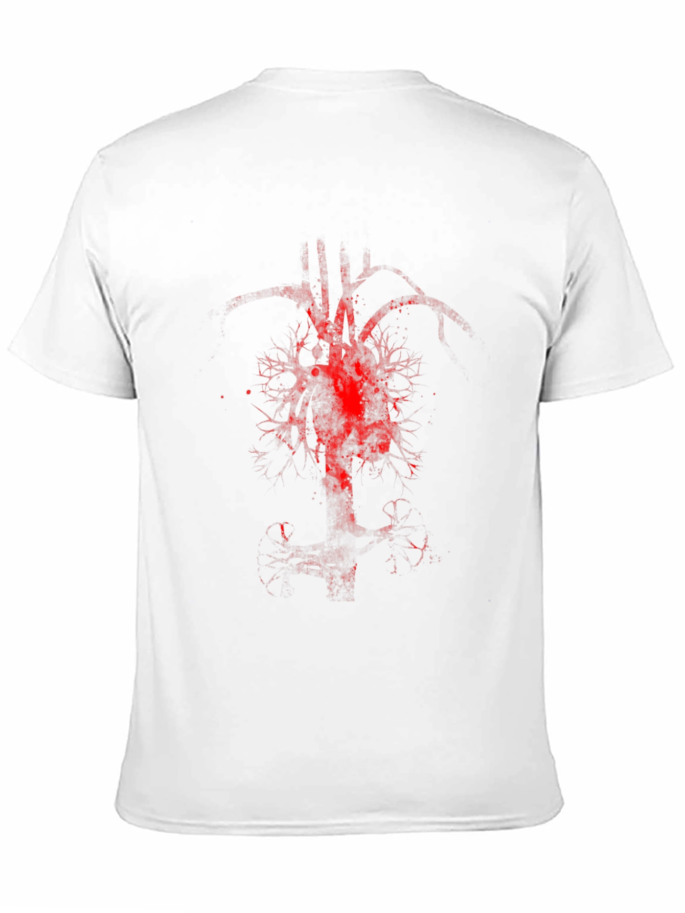 Anatomical Heart Tree Graphic Tee - Black