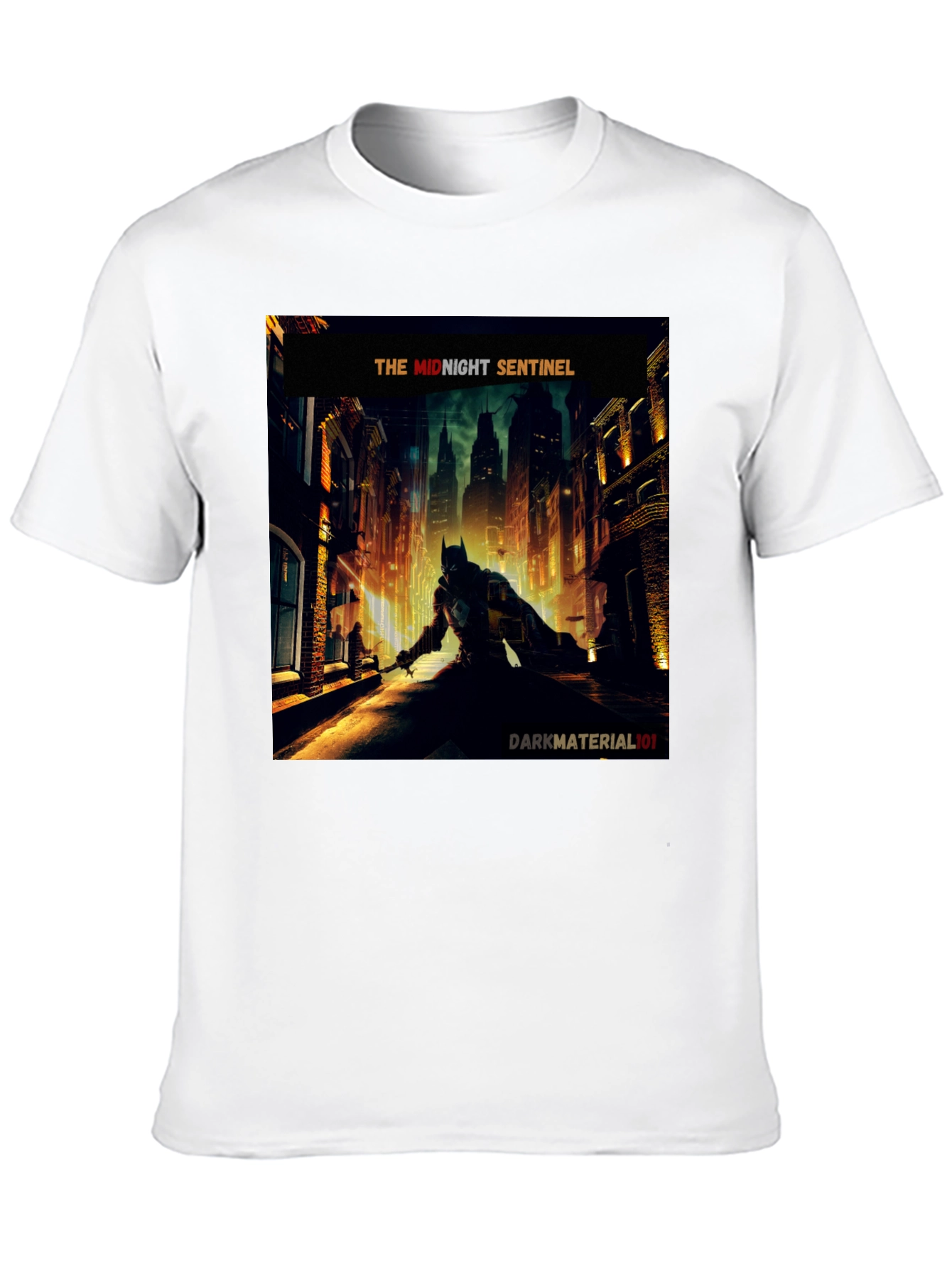 Midnight Sentinel Batman T-Shirt - Dark Material 101