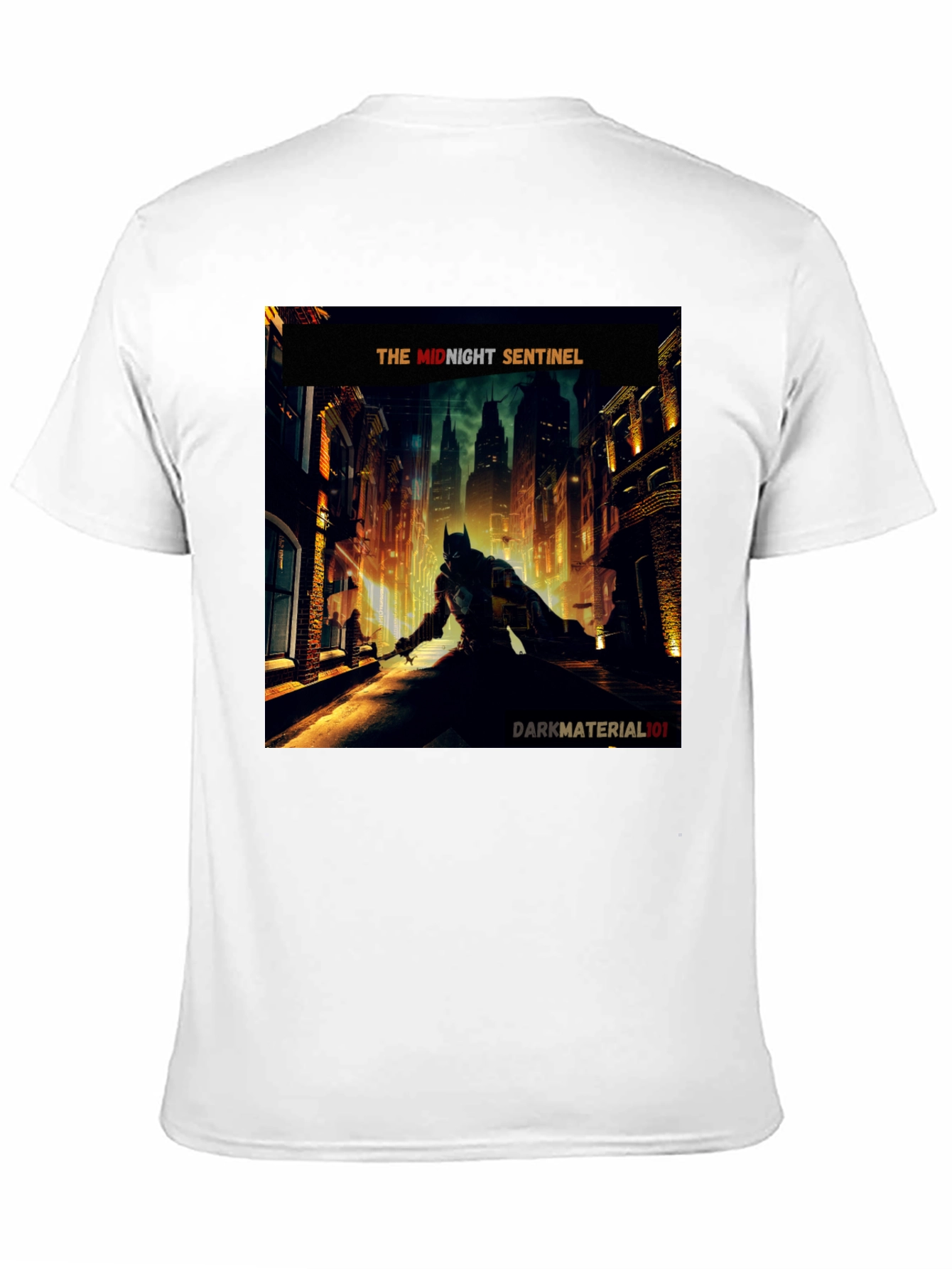 Midnight Sentinel Batman T-Shirt - Dark Material 101