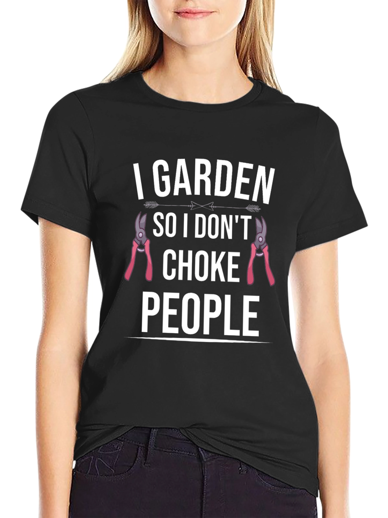I Garden So I Dont Choke People Graphic T-Shirt