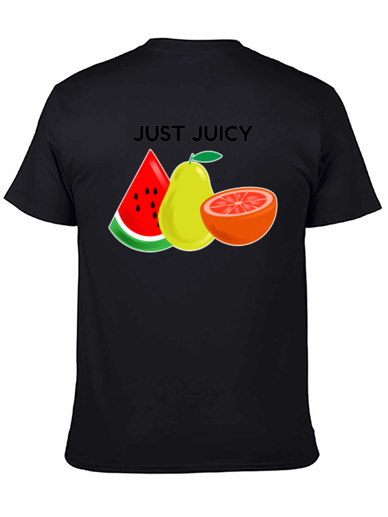 Just Juicy Graphic Tee - Fresh Fruit Design