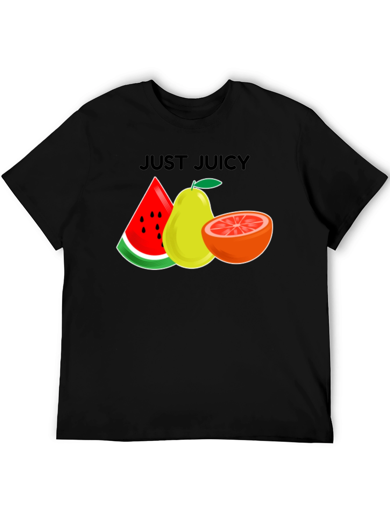 Just Juicy Graphic Tee - Fresh Fruit Design