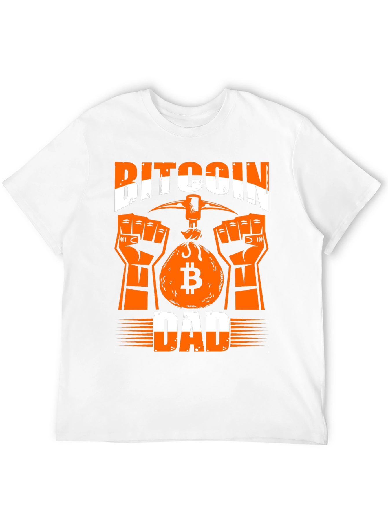 Bitcoin Dad Graphic Tee - Crypto Miner T-Shirt
