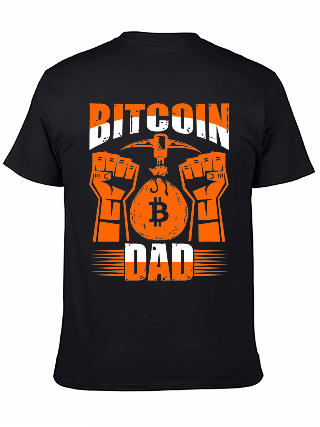 Bitcoin Dad Graphic Tee - Crypto Miner T-Shirt