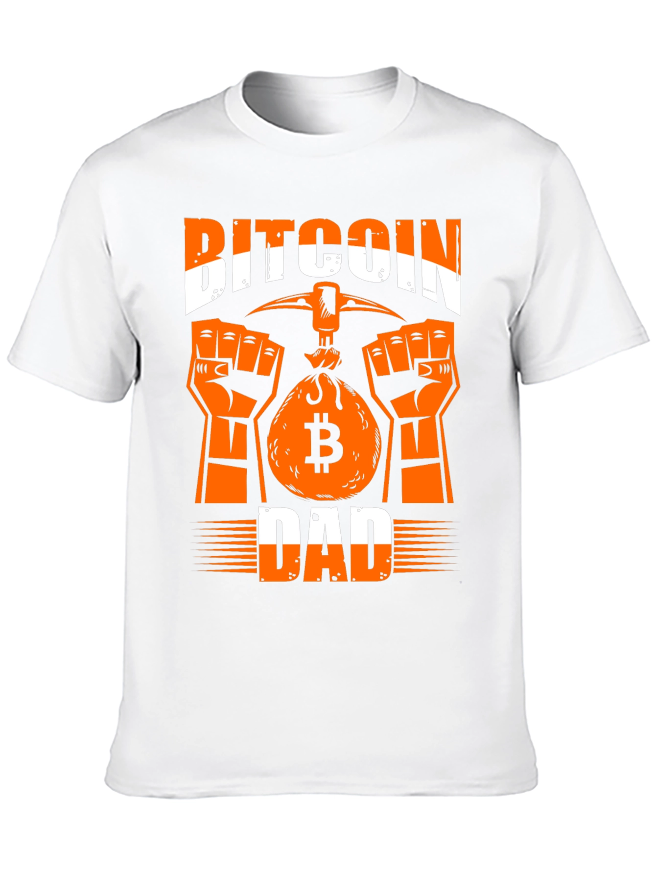 Bitcoin Dad Graphic Tee - Crypto Miner T-Shirt