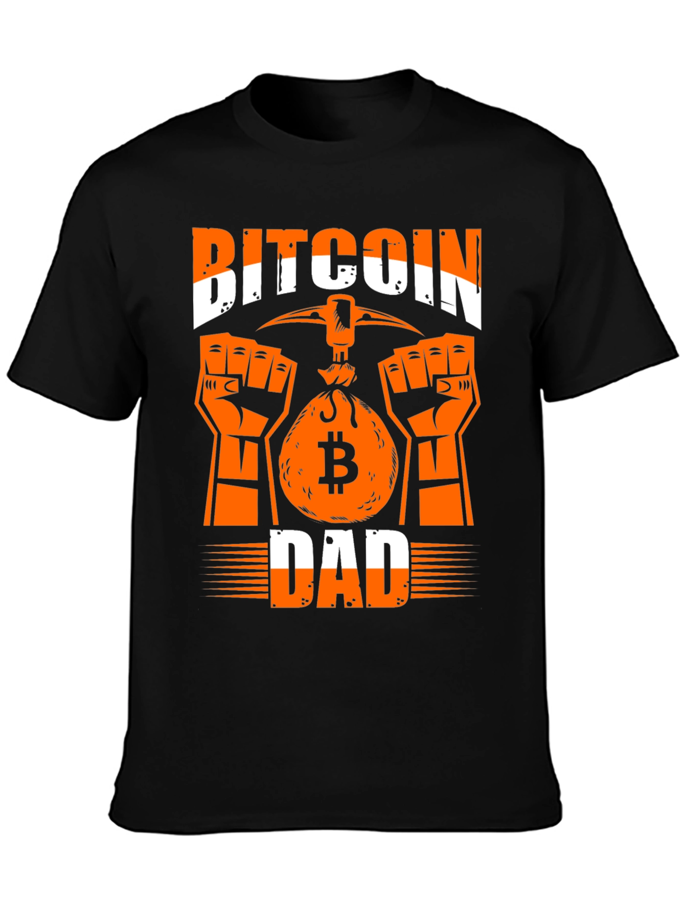 Bitcoin Dad Graphic Tee - Crypto Miner T-Shirt