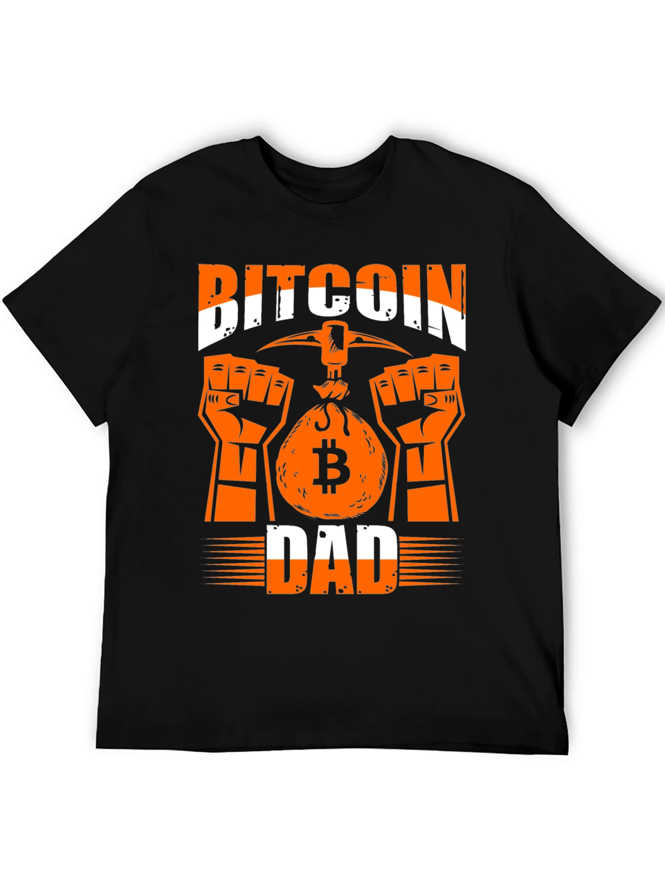 Bitcoin Dad Graphic Tee - Crypto Miner T-Shirt