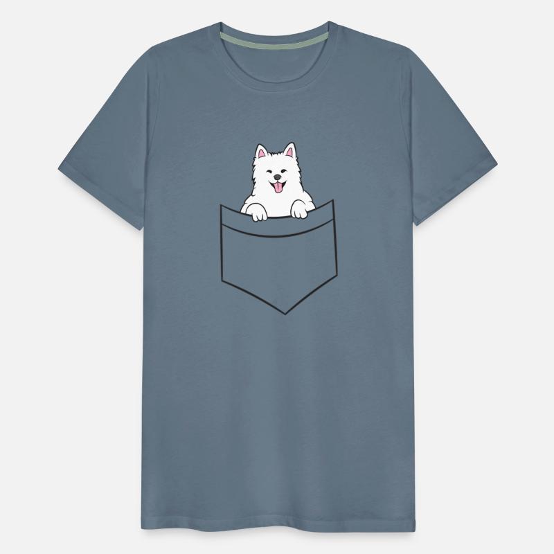 Samoyed In A Pocket Pocket Samoyed