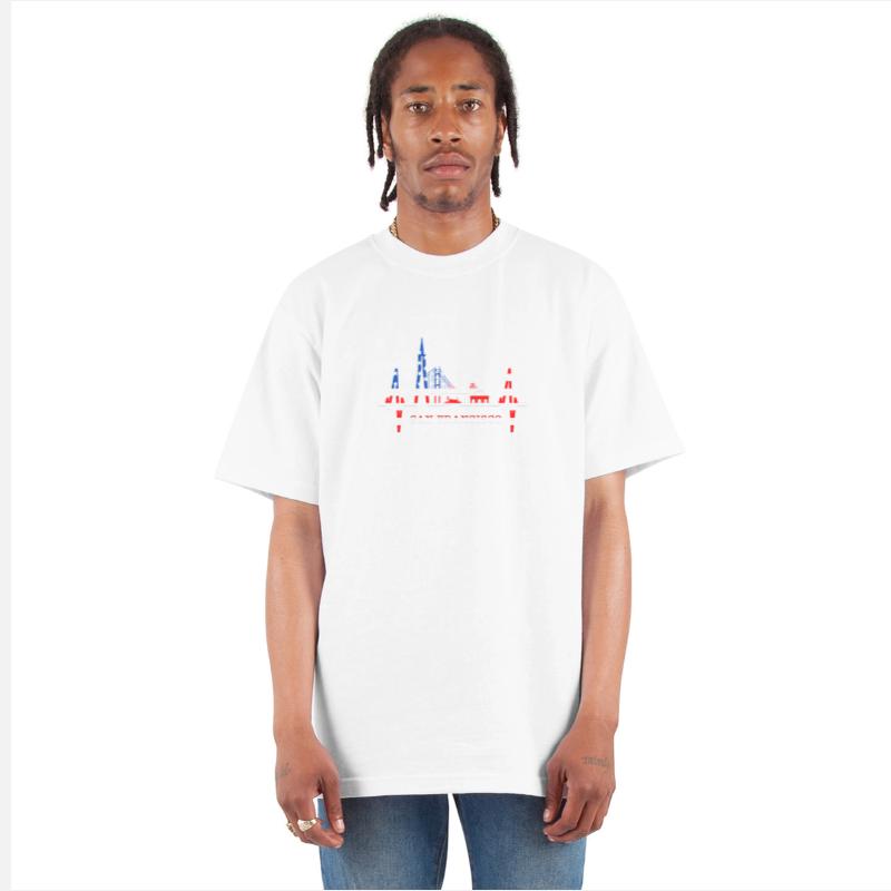 San Francisco Skyline Heartbeat California Lover