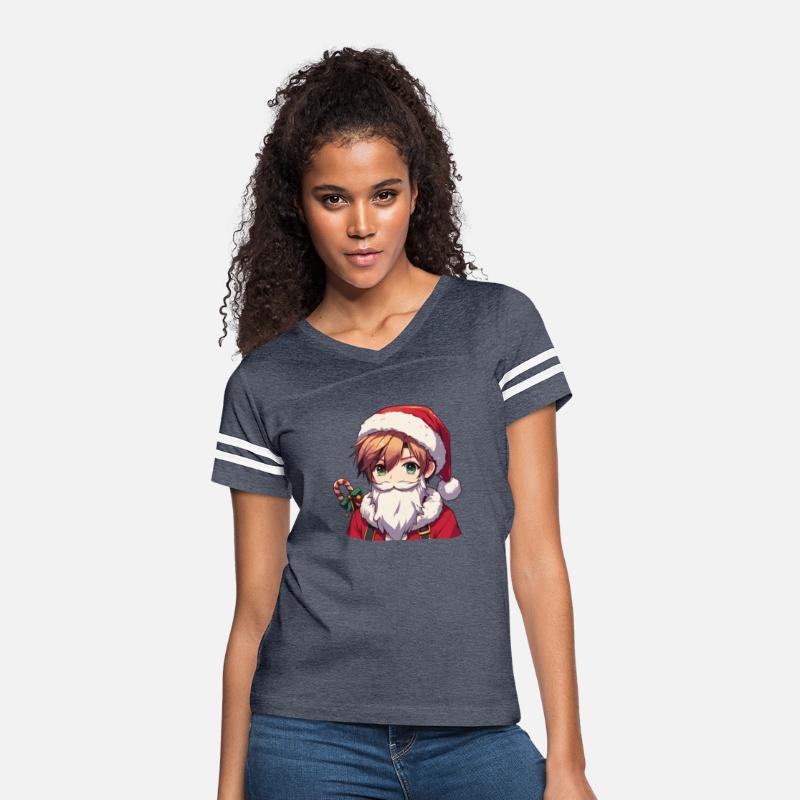 Santa accentuates the warmth of the season.