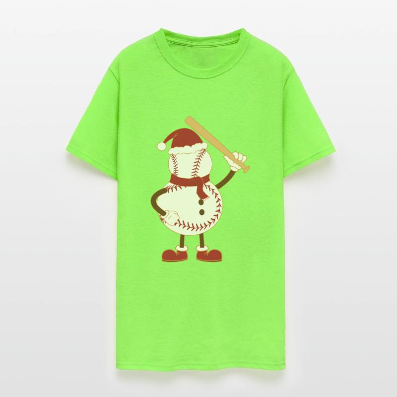 Santa Claus Baseball Christmas Funny