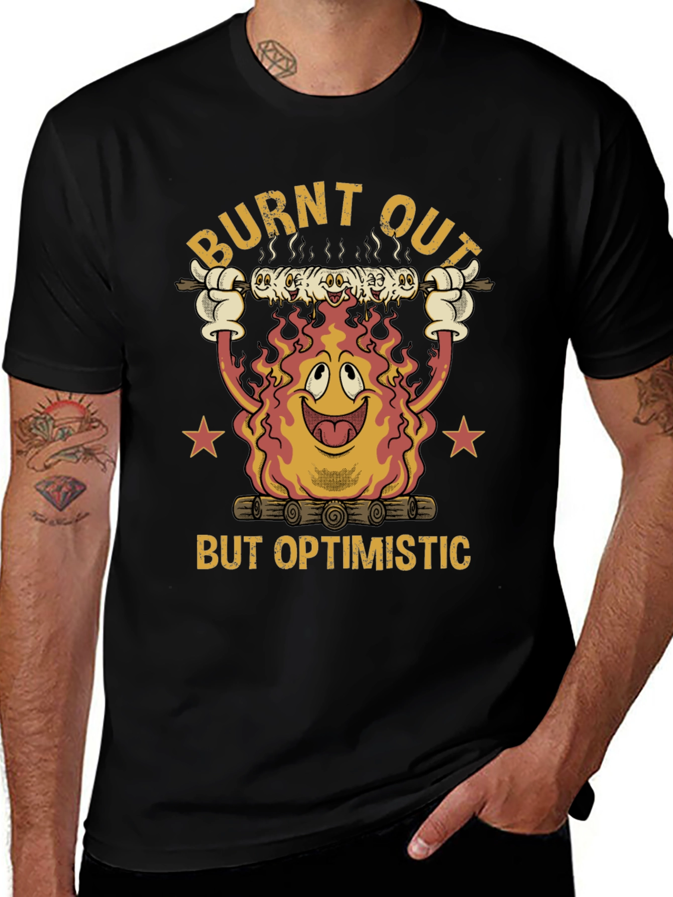 Burnt Out But Optimistic T-Shirt