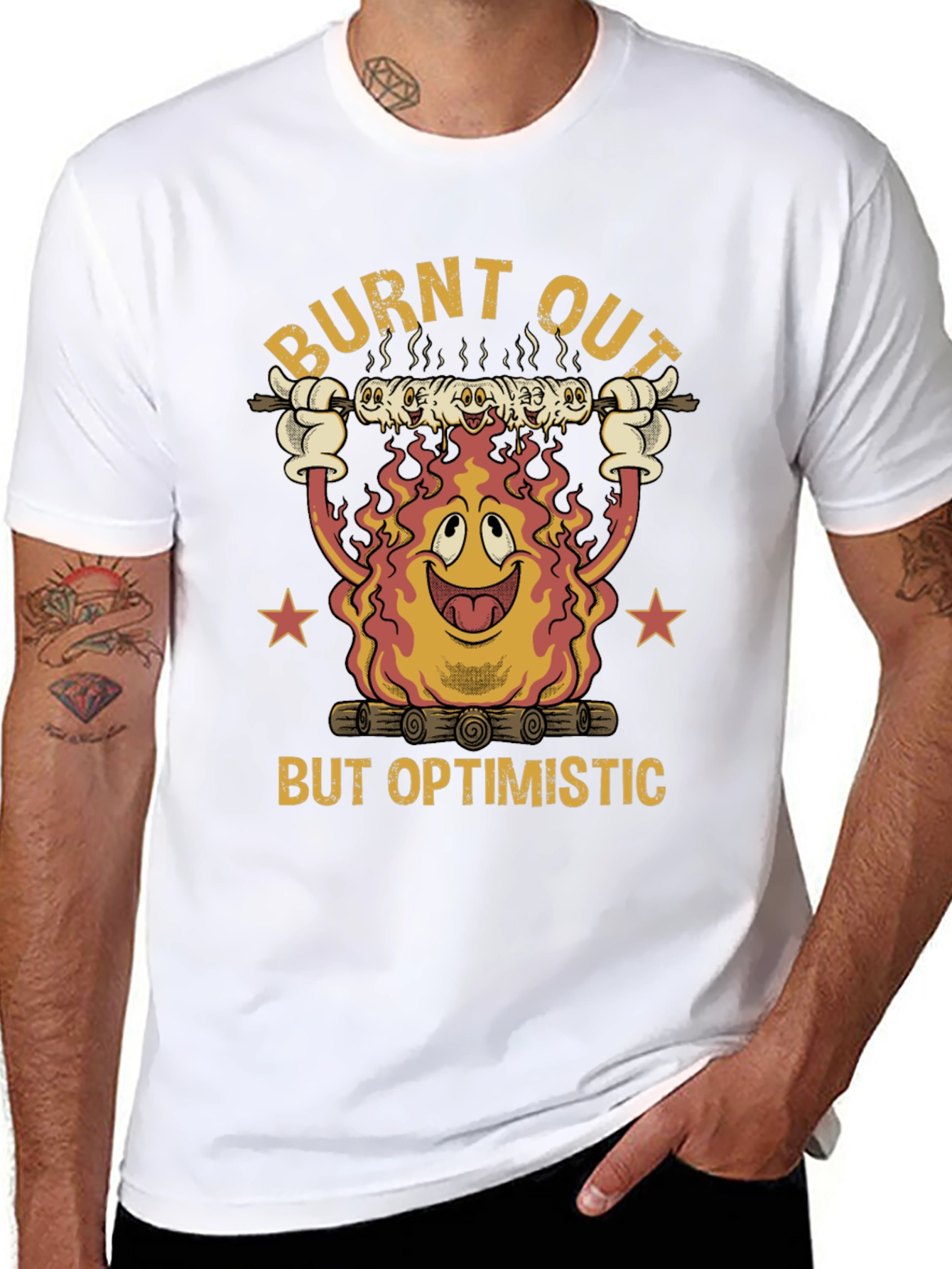 Burnt Out But Optimistic T-Shirt