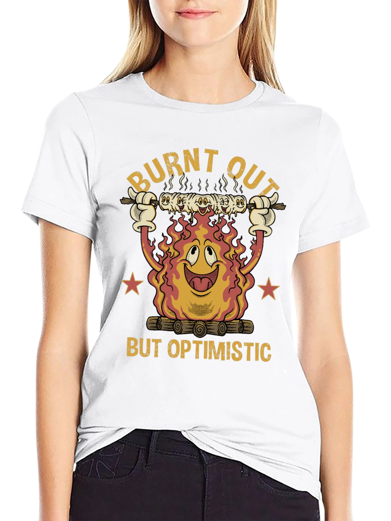 Burnt Out But Optimistic T-Shirt