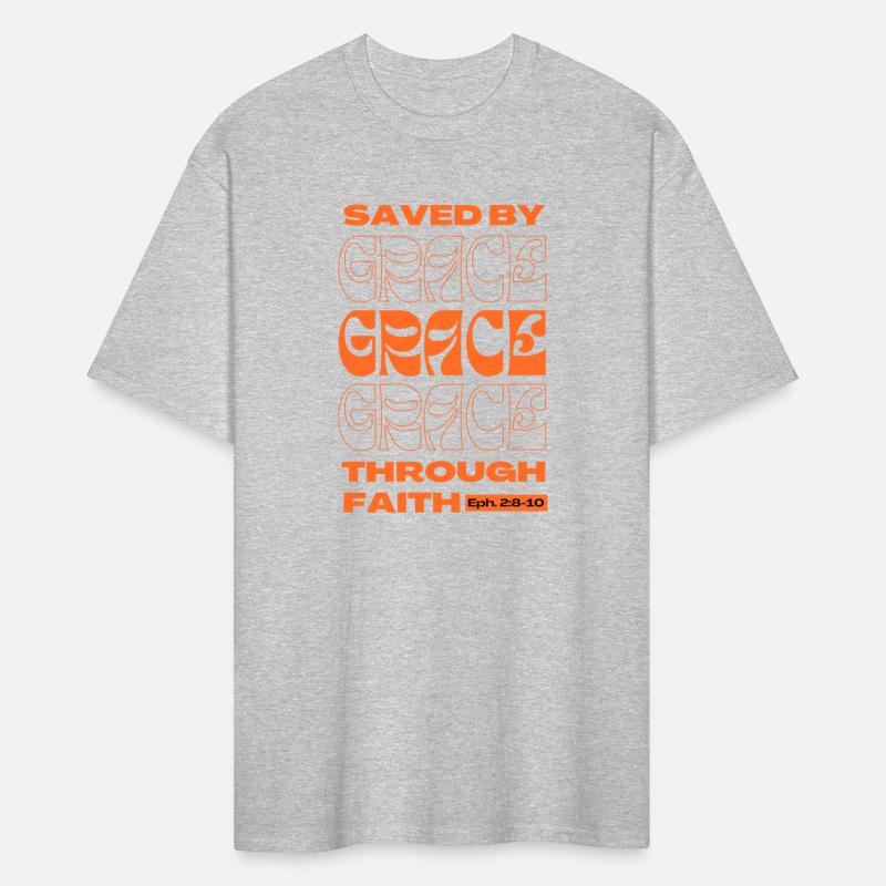 Saved By Grace Through Faith Christian Typography