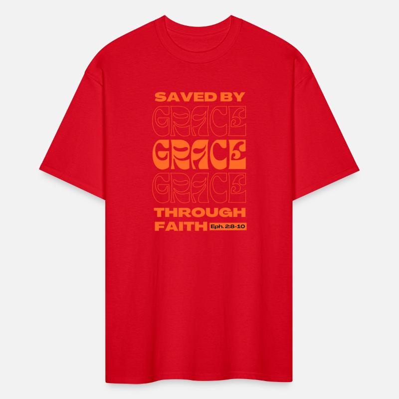 Saved By Grace Through Faith Christian Typography