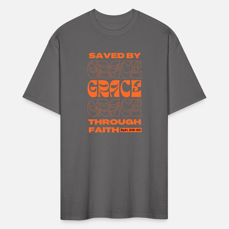Saved By Grace Through Faith Christian Typography
