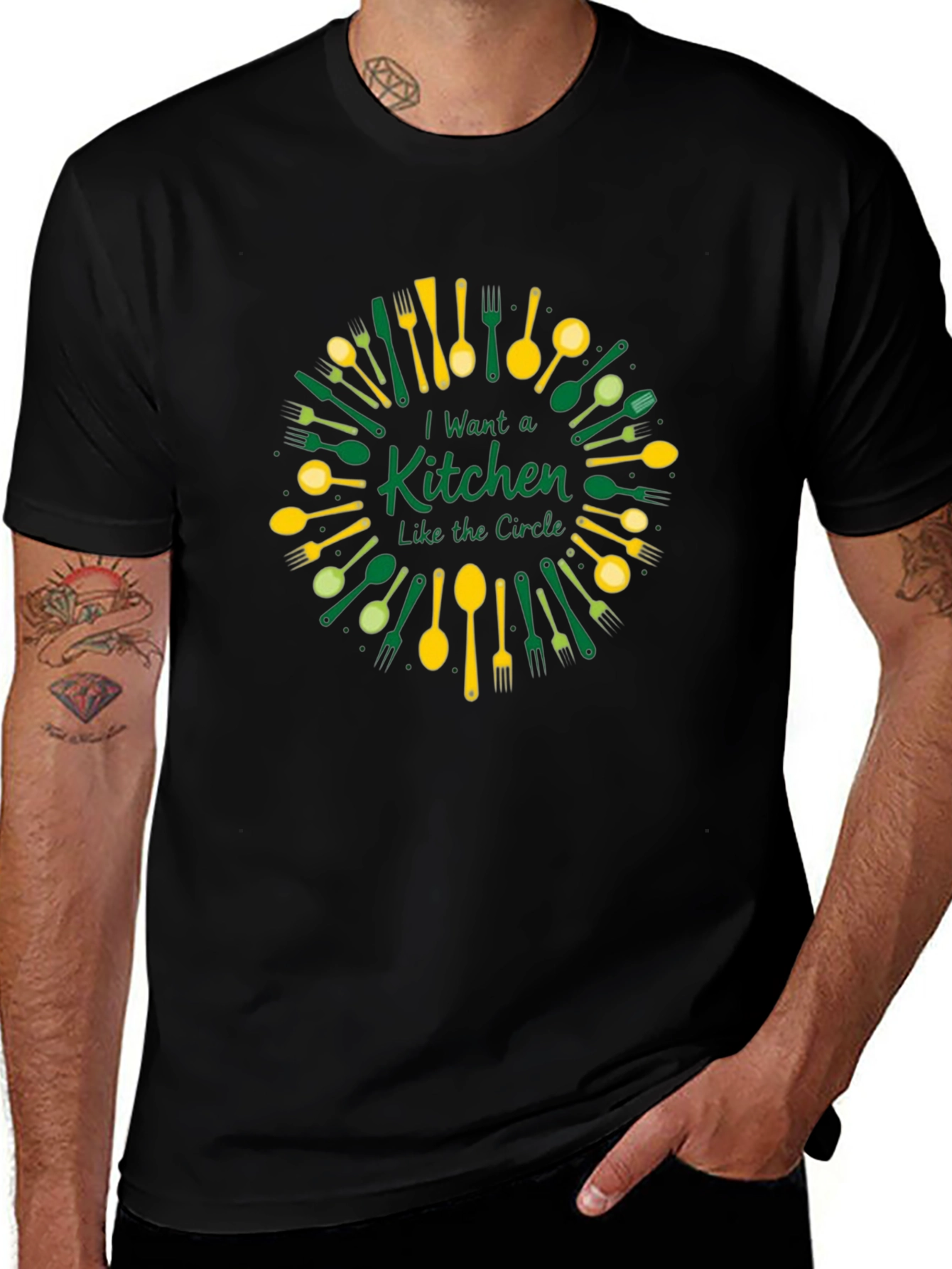 Kitchen Circle Graphic T-Shirt