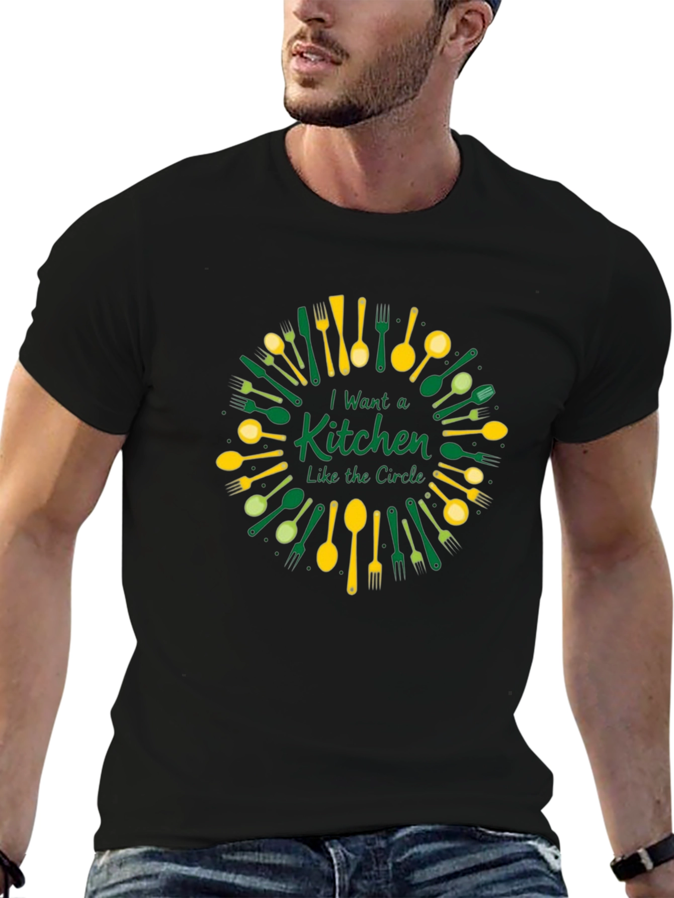 Kitchen Circle Graphic T-Shirt
