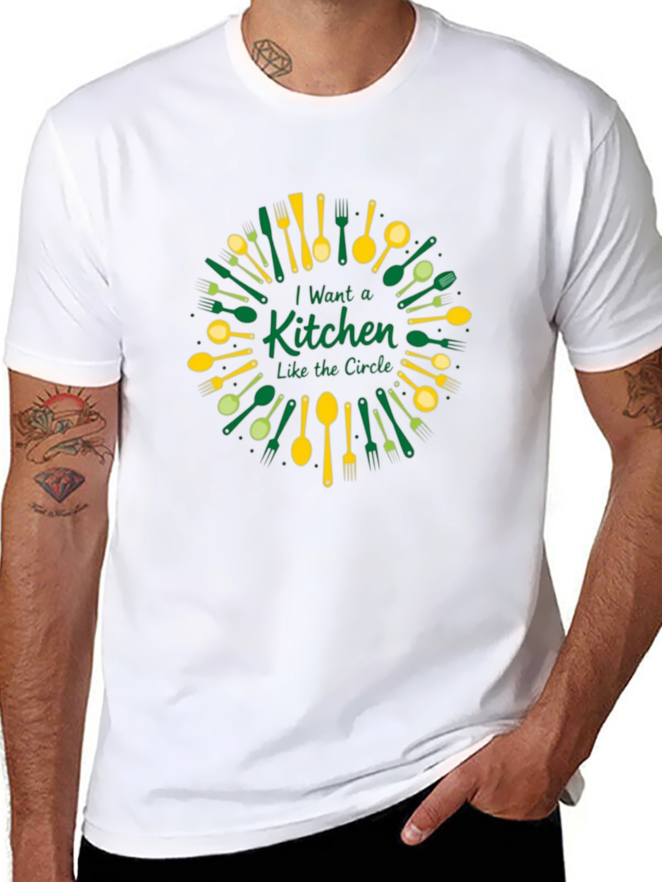Kitchen Circle Graphic T-Shirt