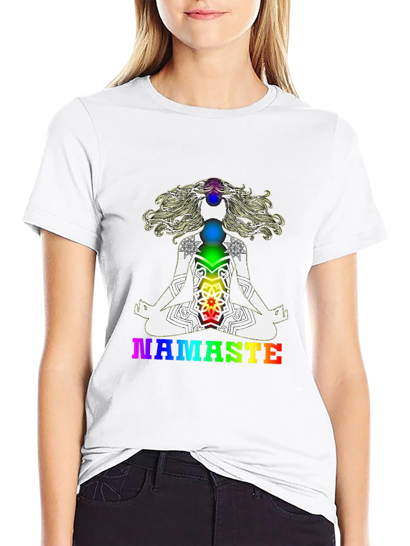 Namaste Yoga Chakra T-Shirt