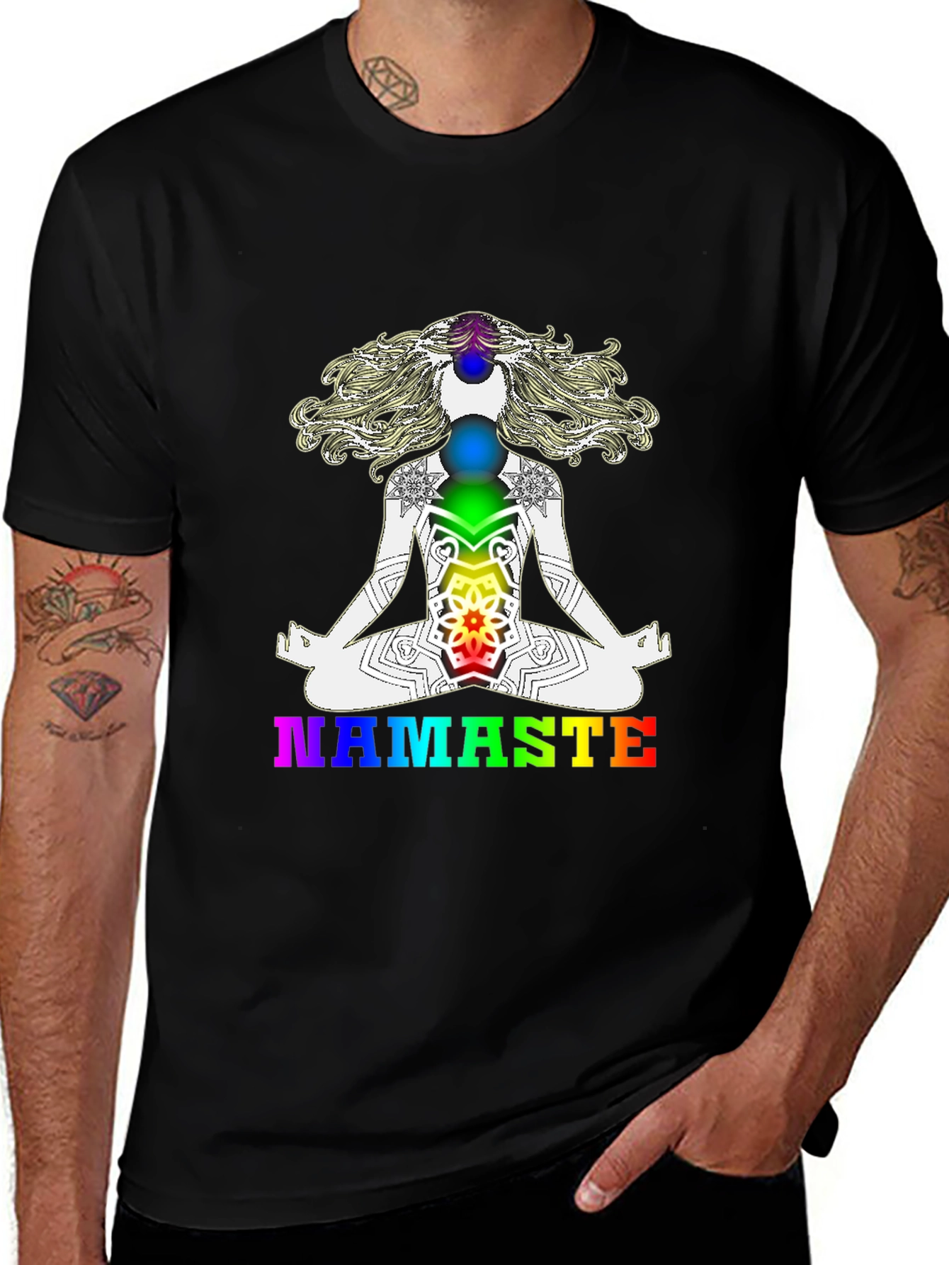 Namaste Yoga Chakra T-Shirt