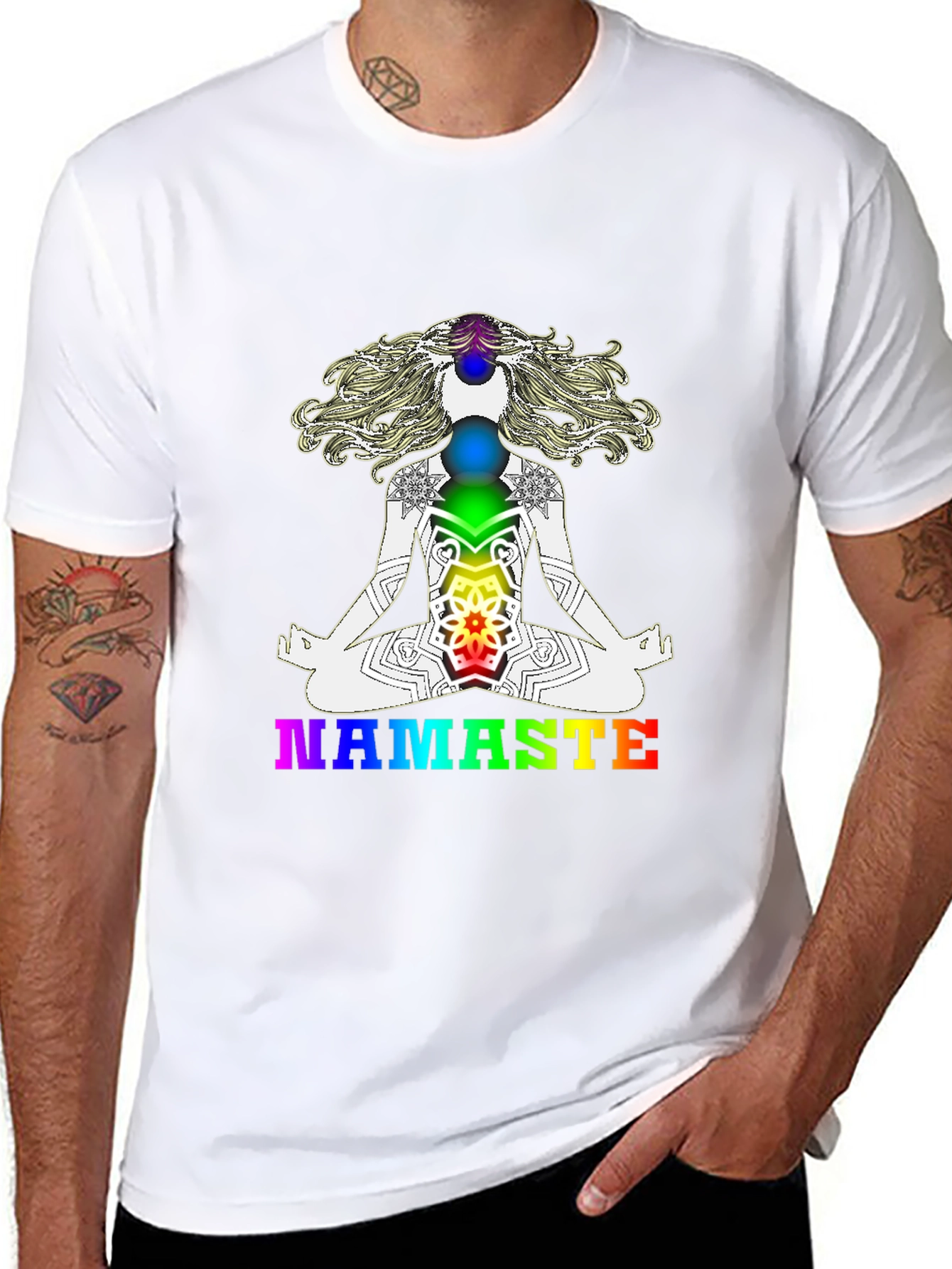 Namaste Yoga Chakra T-Shirt