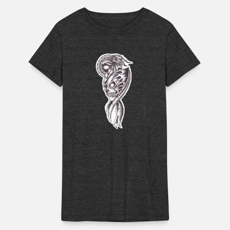 Scull with crow