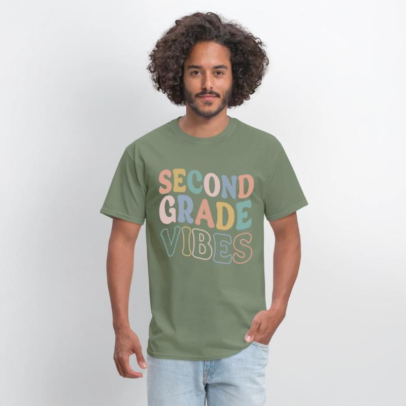 Second Grade Vibes 2nd Grade Teacher Elementary