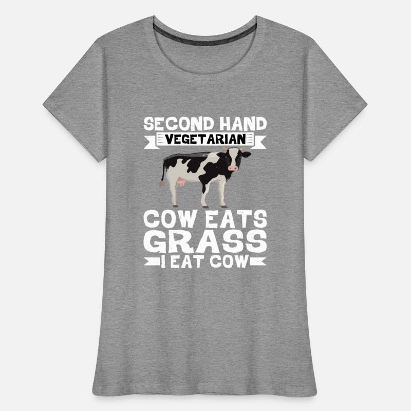 Second Hand Vegetarian, Cow Eats Grass, I Eat Cow2