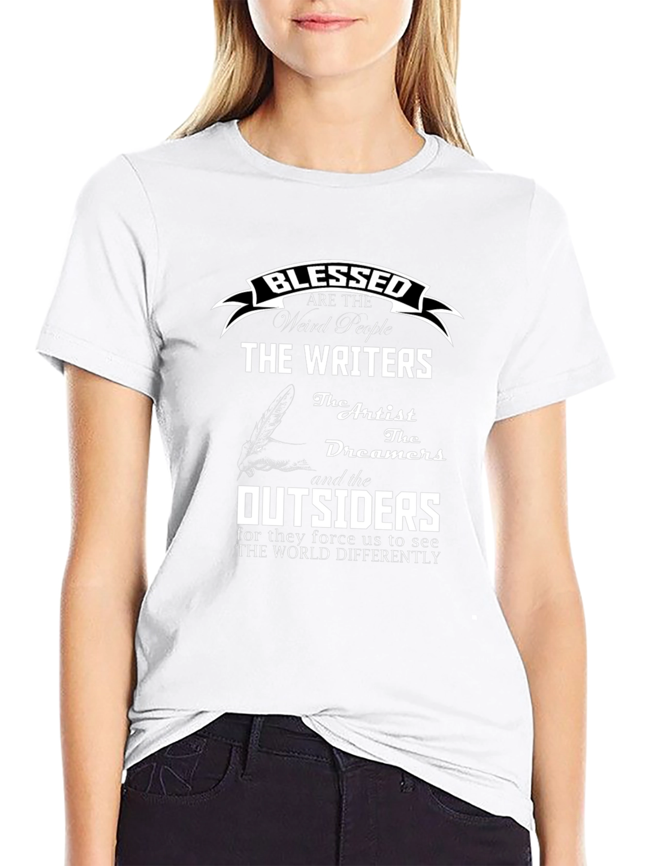 Blessed Writers T-Shirt - Artistic Graphic Tee