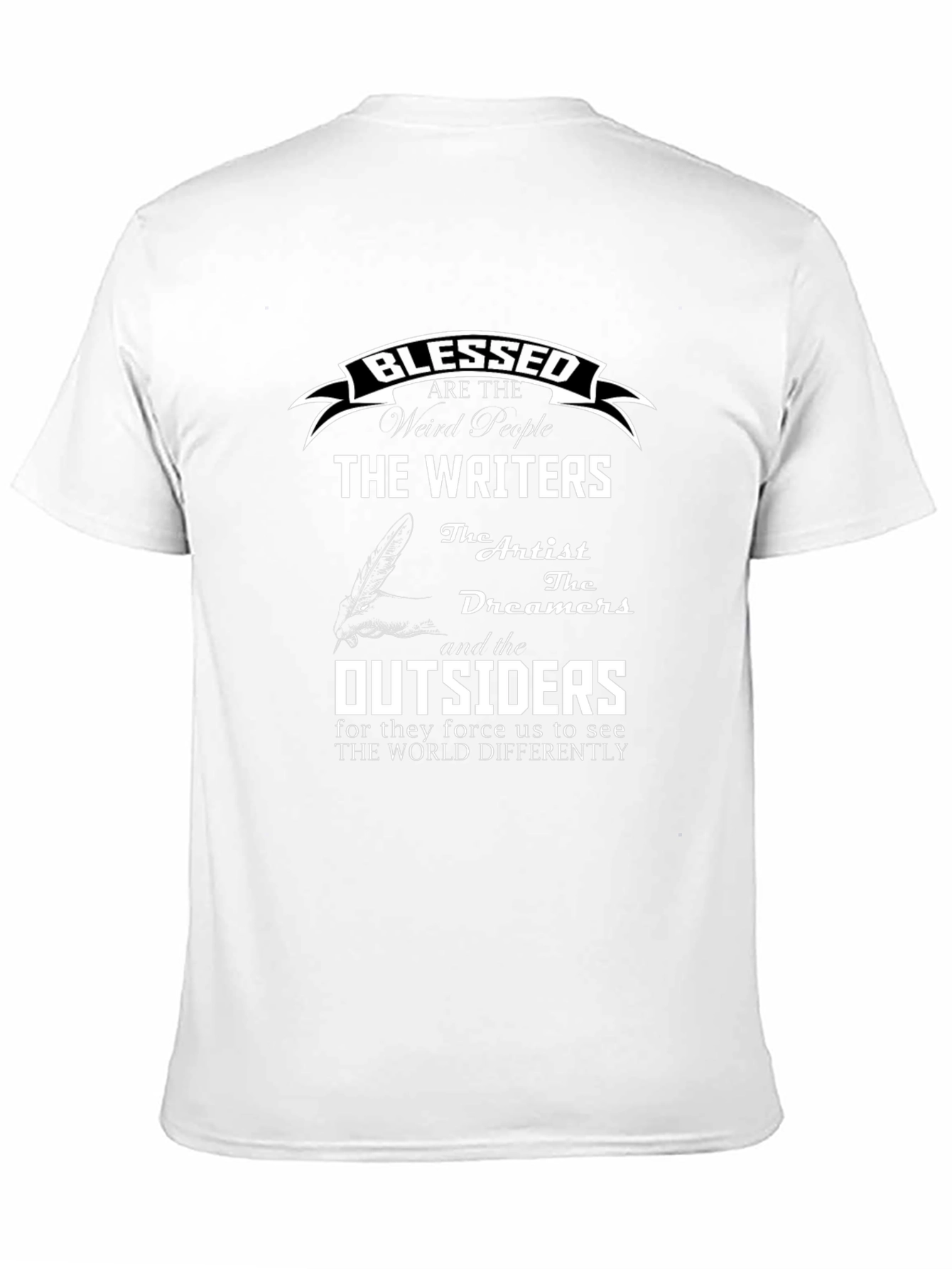 Blessed Writers T-Shirt - Artistic Graphic Tee