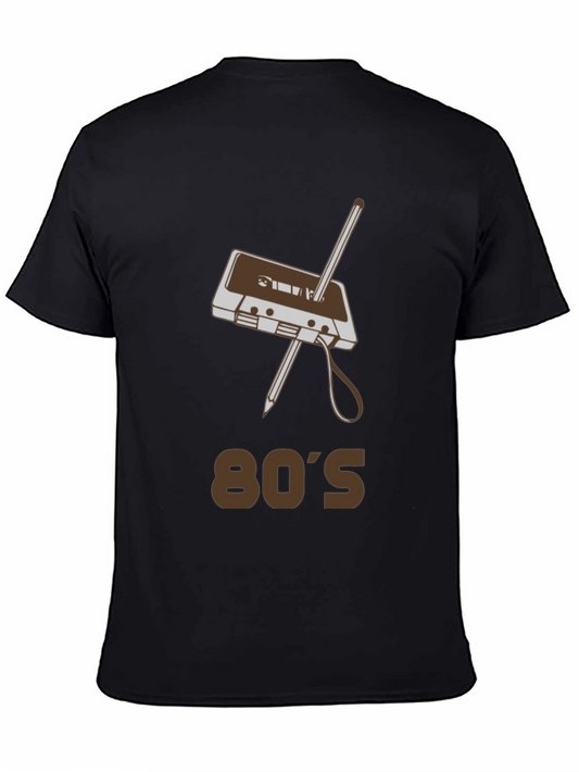 Retro 80s Cassette Tape Graphic T-Shirt