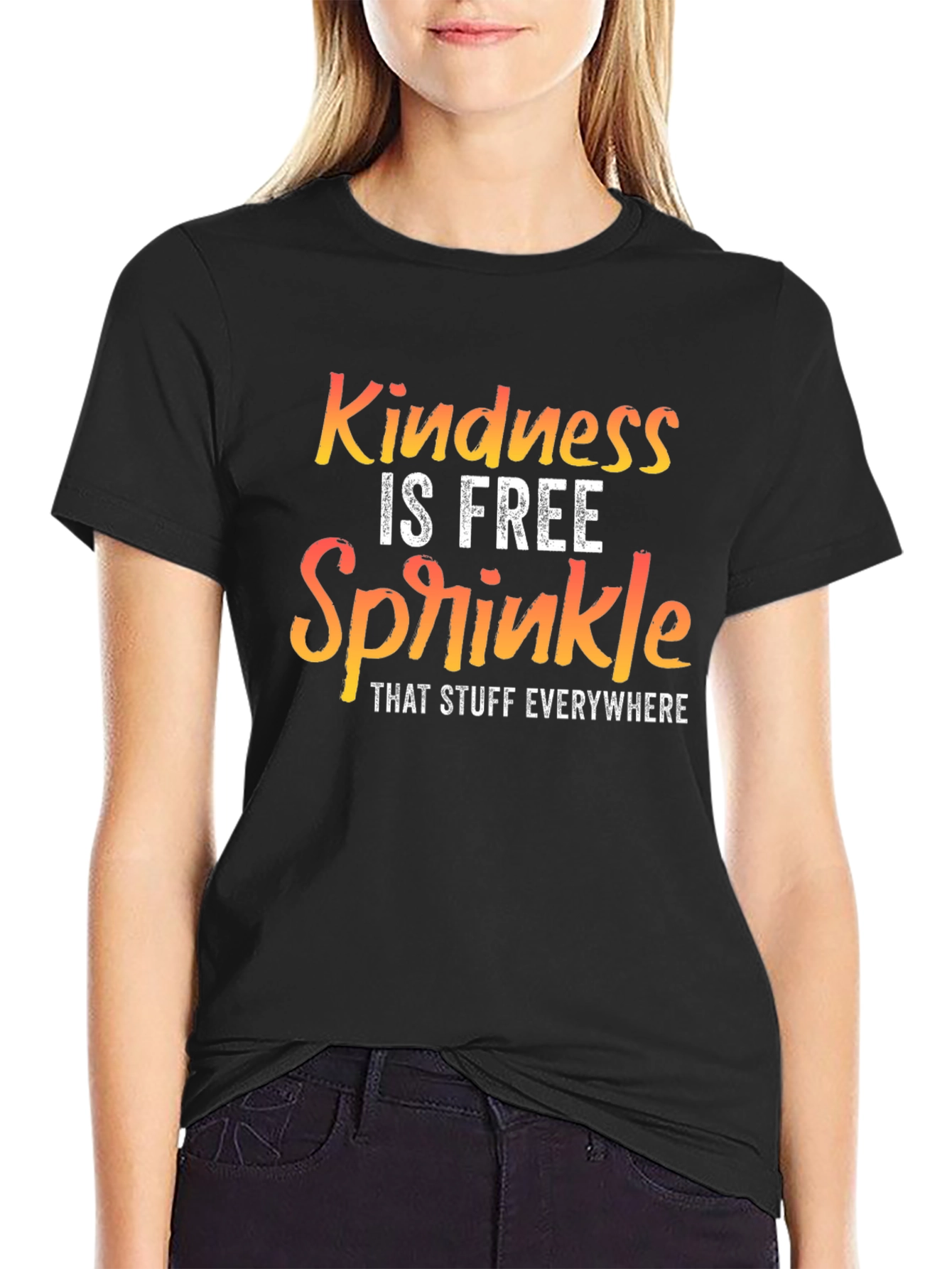 Kindness is Free T-Shirt - Spread Positivity