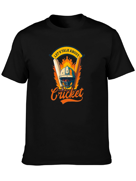 Cricket Fan T-Shirt - Lets Talk About Cricket
