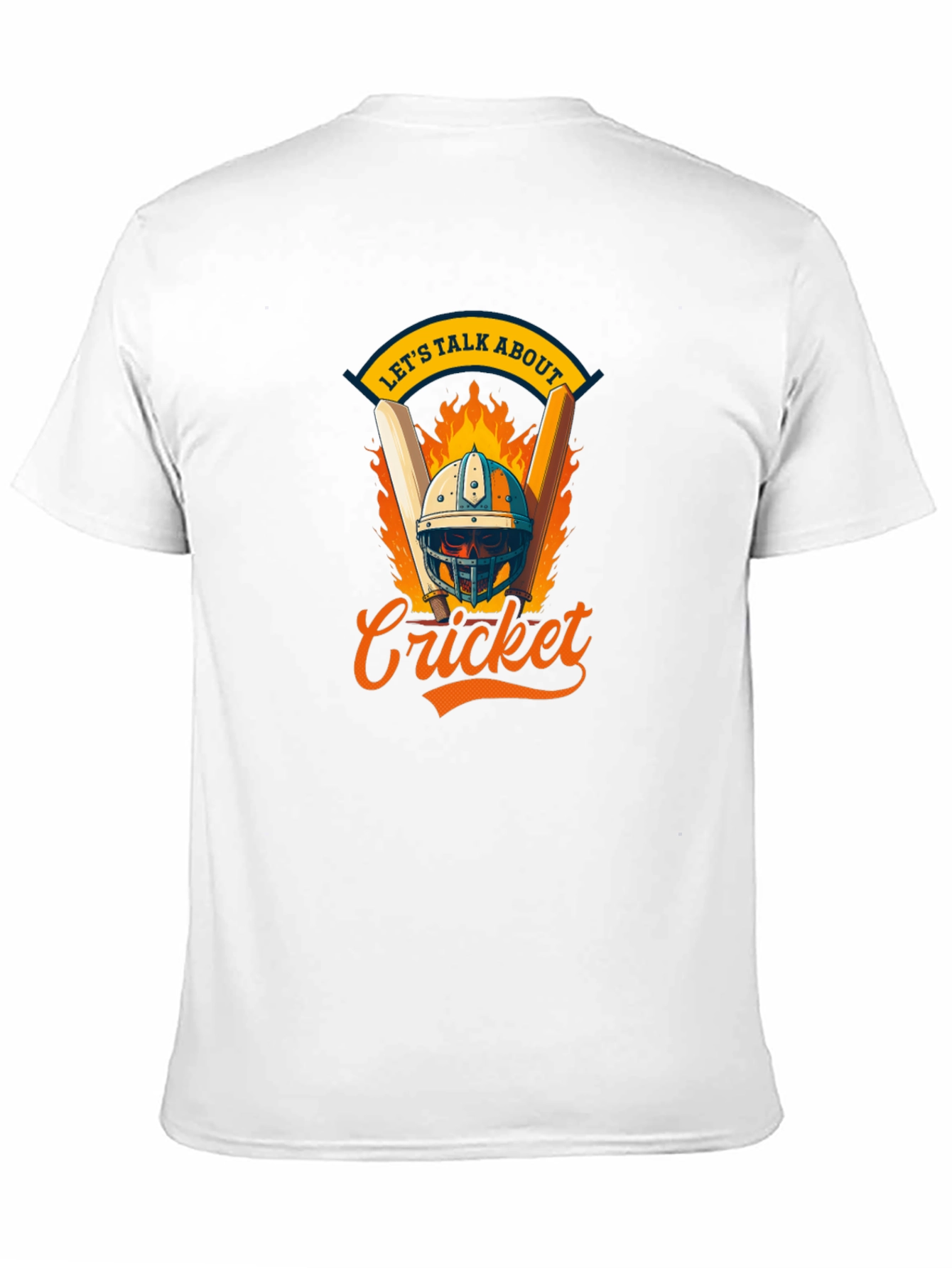 Cricket Fan T-Shirt - Lets Talk About Cricket