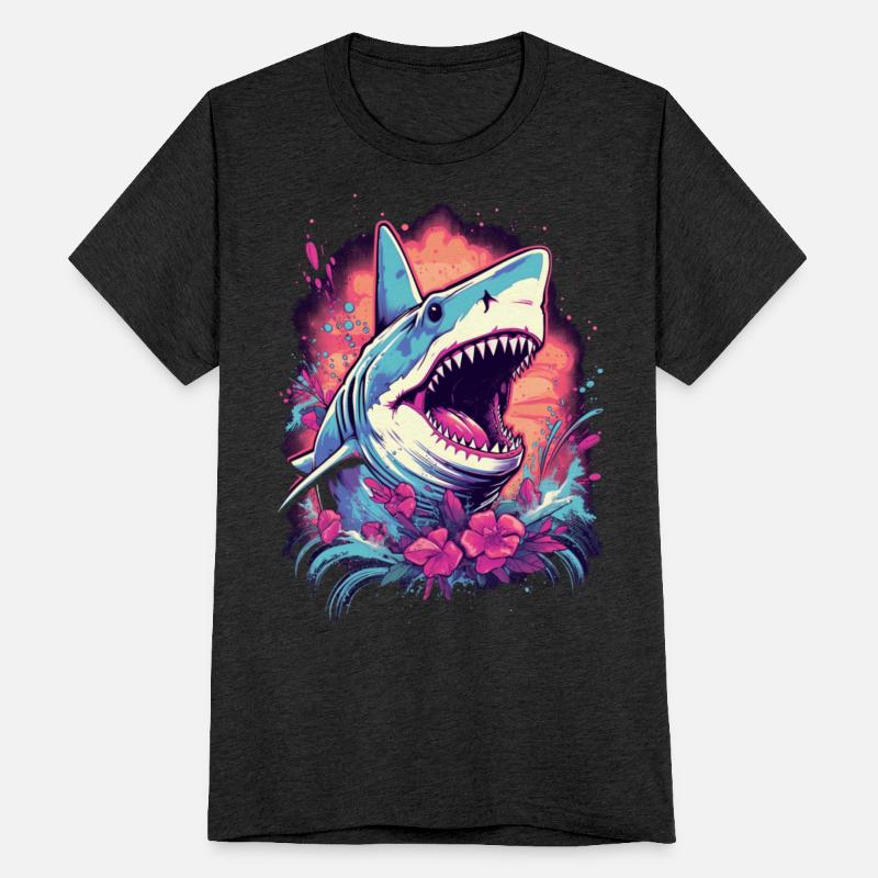 Shark Flowers Marine Explorer Diver Gift