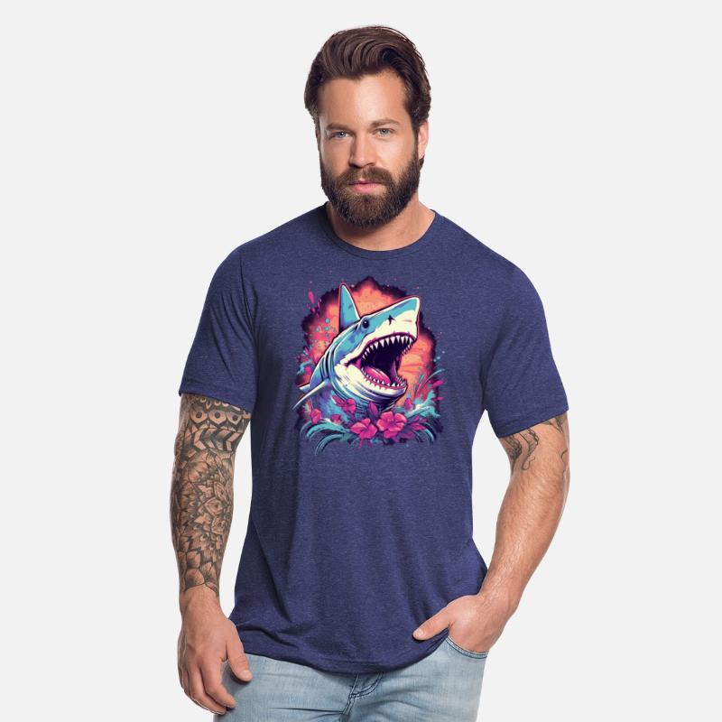 Shark Flowers Marine Explorer Diver Gift