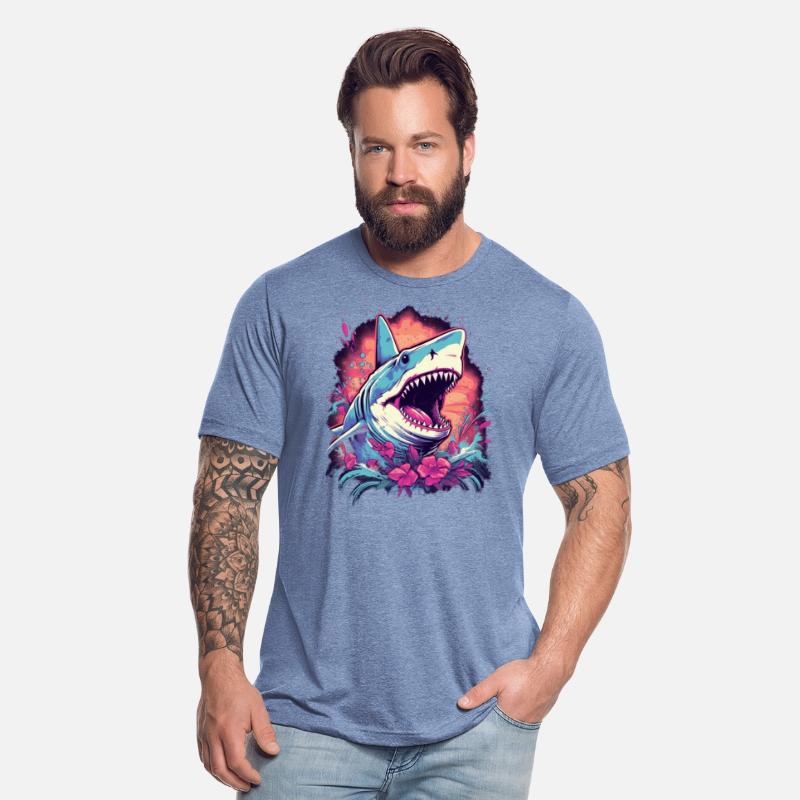 Shark Flowers Marine Explorer Diver Gift
