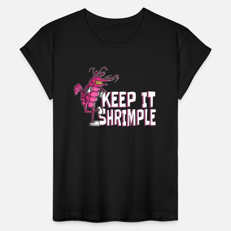 Shrimp Seafood Lobster Food Saying Design